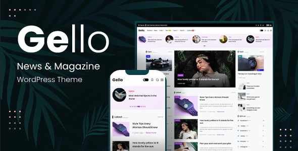 Gello – Free Download ThemeForest News and Magazine WordPress Theme