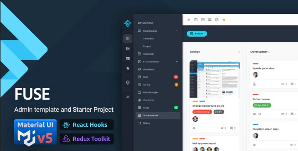 Fuse – Download React Admin Template