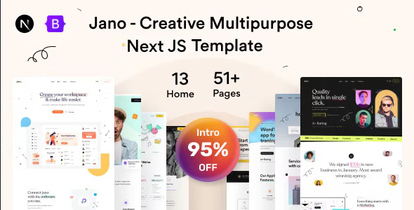 Jano - React NextJs Template