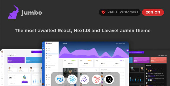 Jumbo – Download React Admin