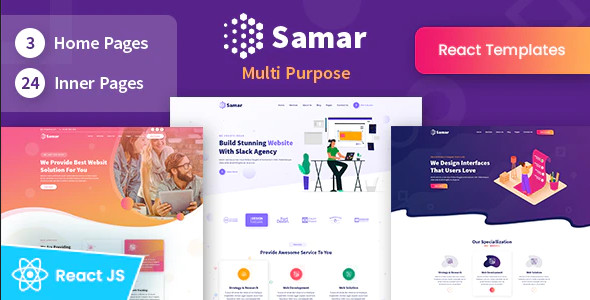 Samar - React Template