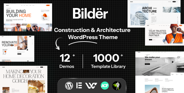 Bilder Architecture Construction WordPress Theme by crowdyTheme ThemeForest